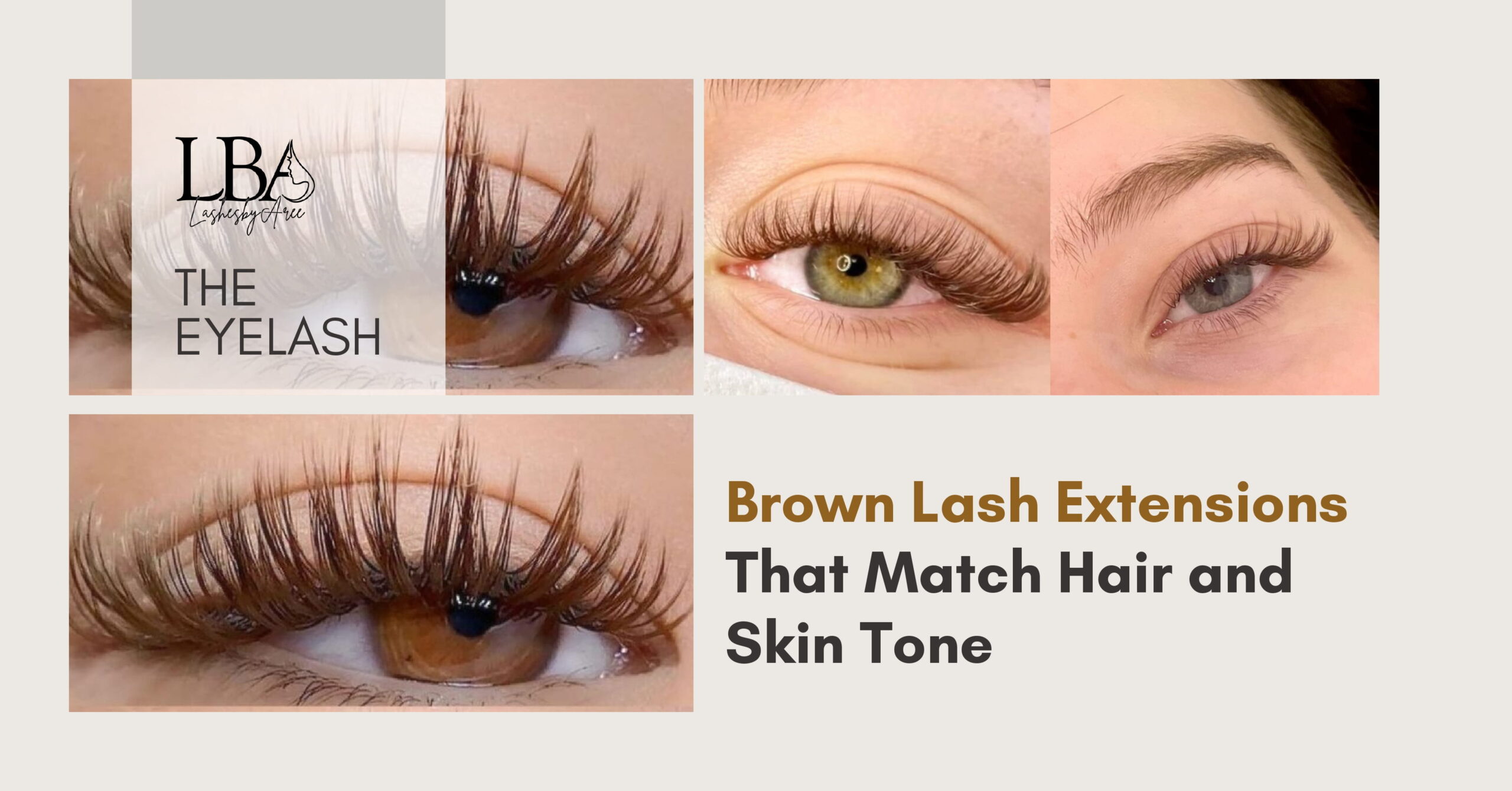 Where to Get Brown Lash Extensions That Match Hair and Skin Tone
